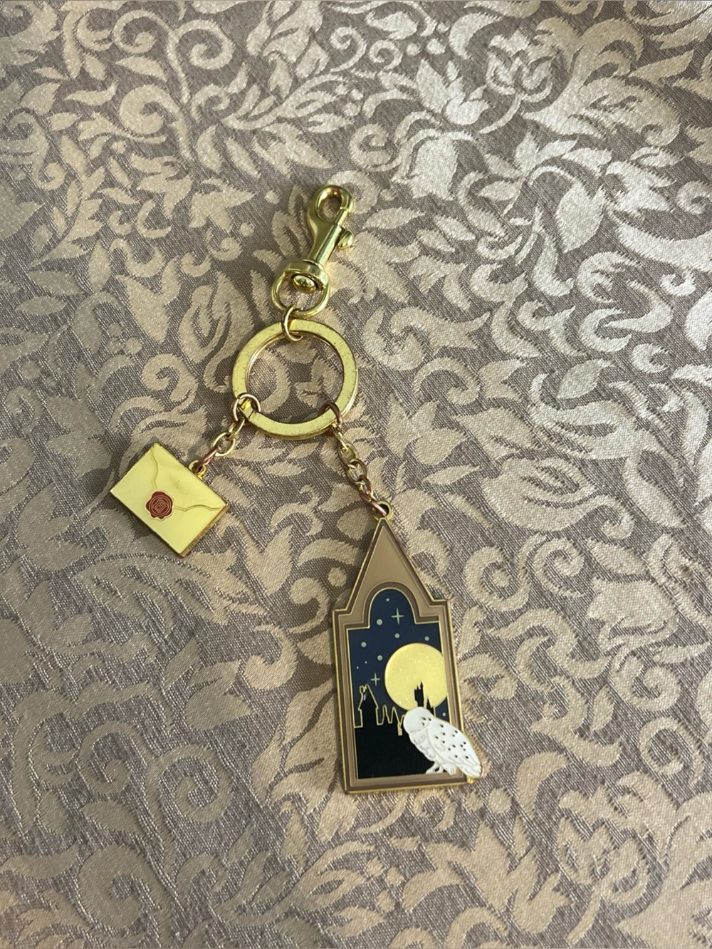 Loungefly Harry Potter Hedwig Multi-Charm Keychain Owl